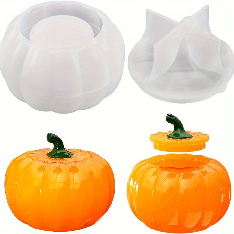 Candle Molds - 2 stks Pompoenpot Siliconen Mallen Halloween