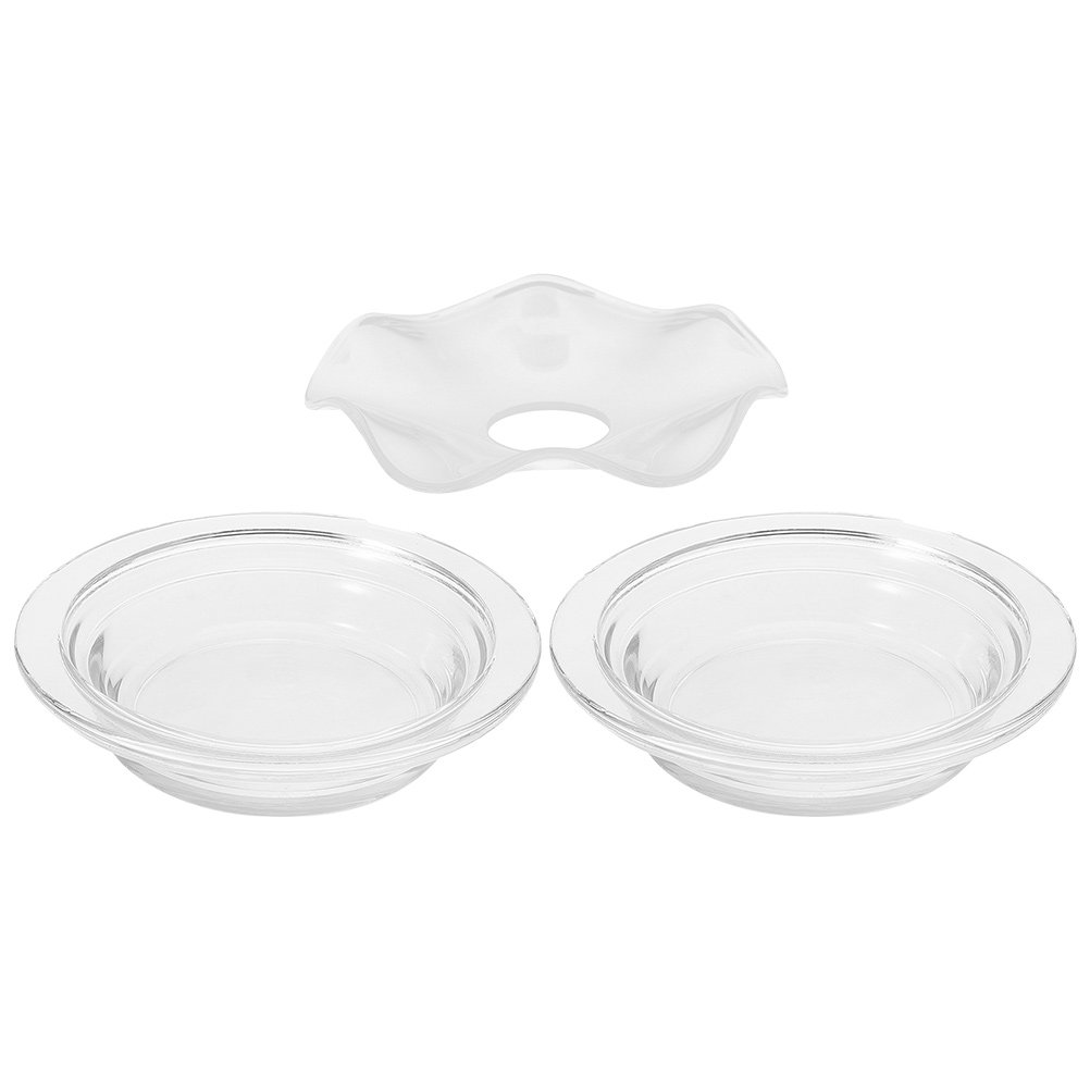 Glazen aromadish, 3 stuks, gol - Wax Melts recensie en prijs