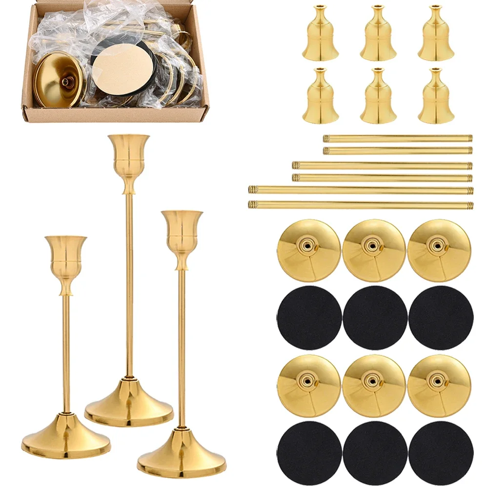 6 sets vintage metalen kaarsen - Silk Candle recensie en prijs
