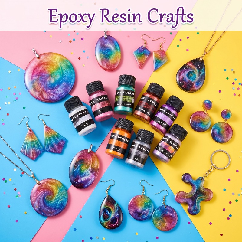 2/24 kleuren metaalpigmentpoed - Candle Making Kit recensie en prijs