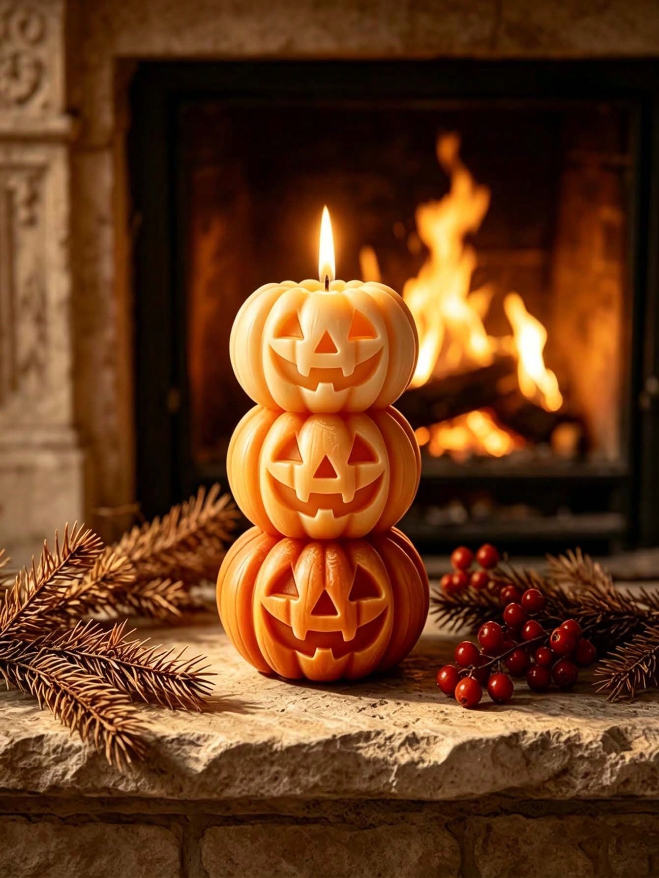 1 stuk Halloween 3-laags pompo - Candle Fragrance recensie en prijs